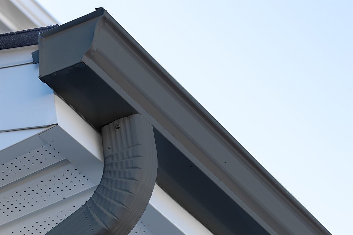 Tuxedo Gray gutter color preview