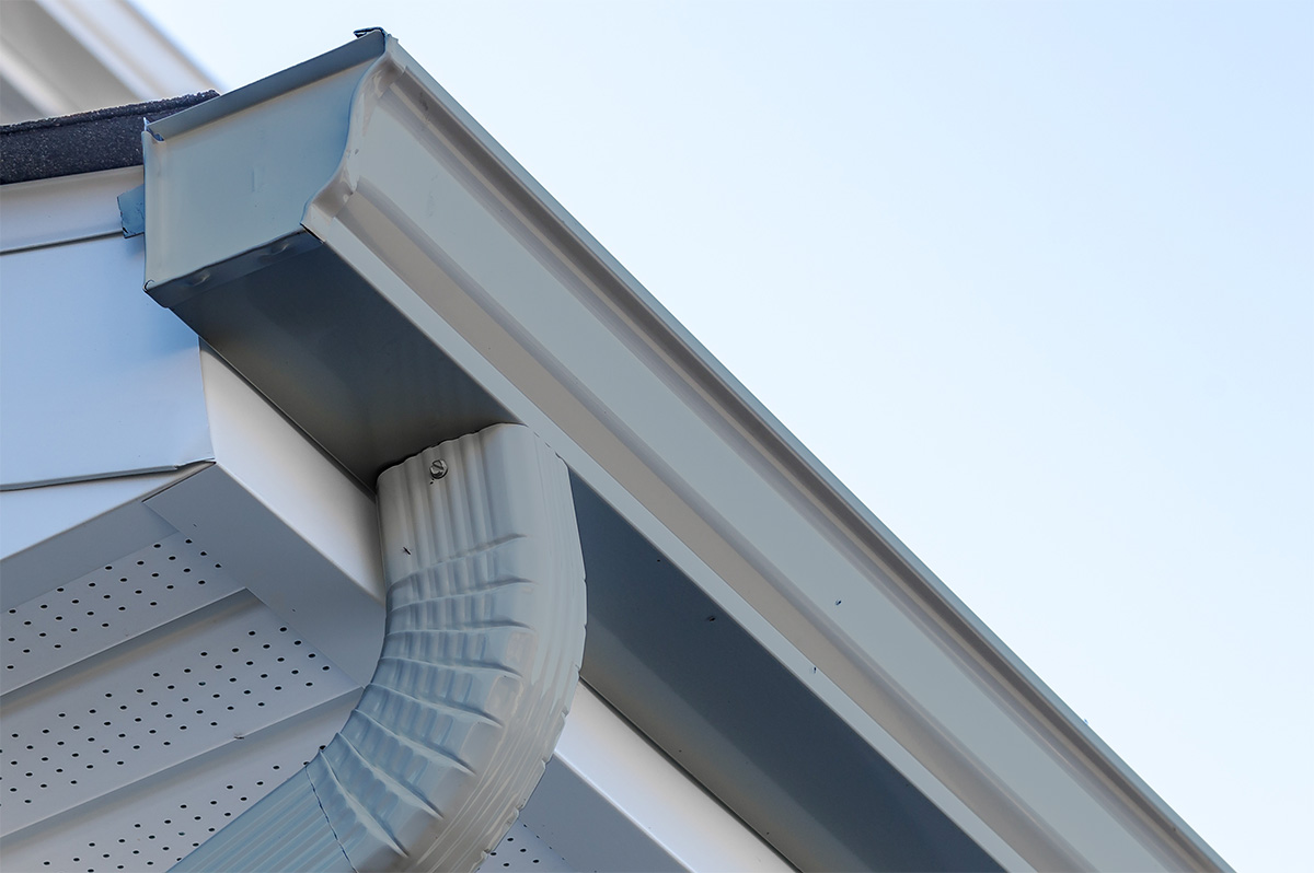 Colonial Gray gutter color preview
