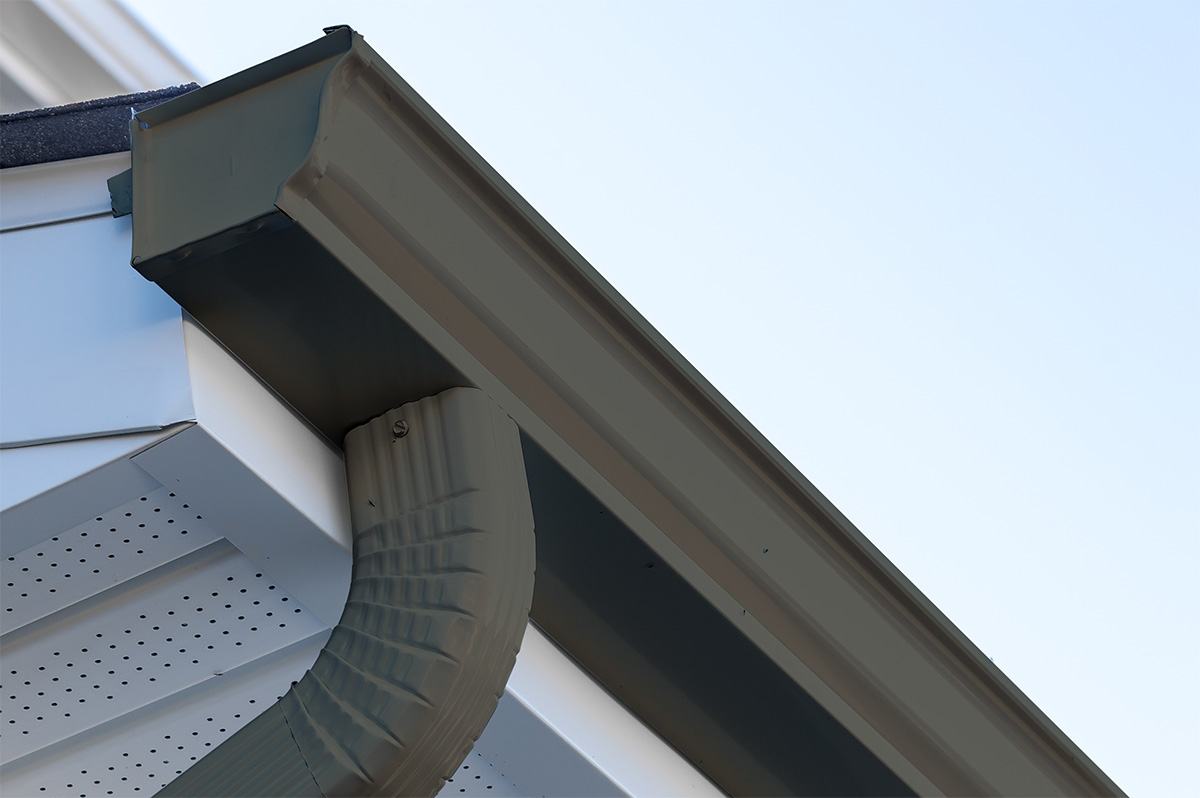 Terratone gutter color preview