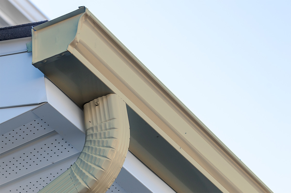 Antique Ivory gutter color preview